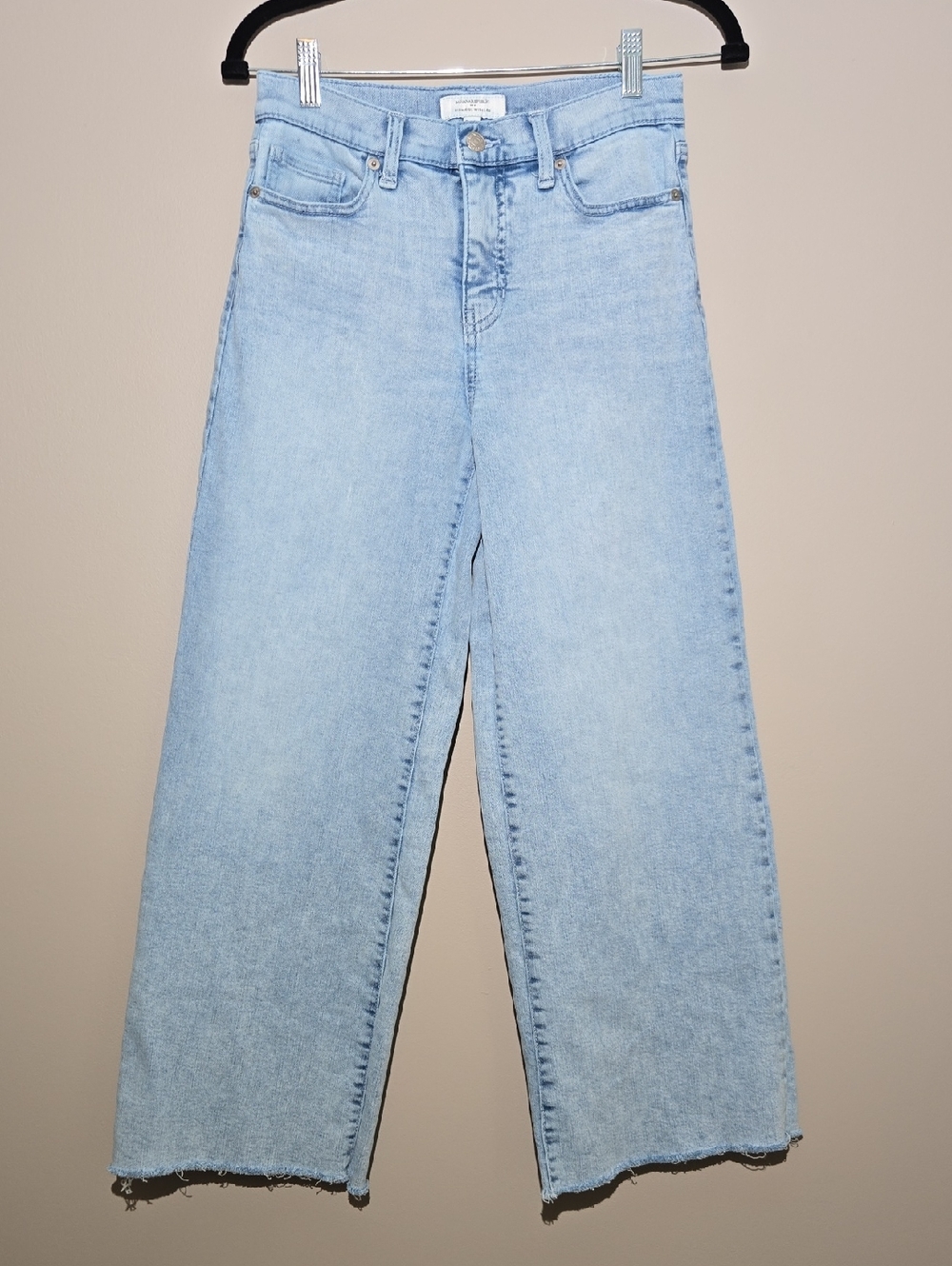 Banana Republic Light Blue High Rise Wide-Leg High-Rise Jeans
